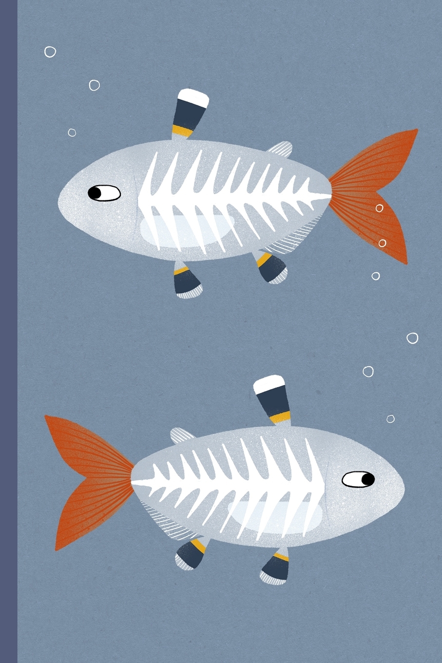 Notes A Blank Sheet Music Notebook with Xray Tetra Fish