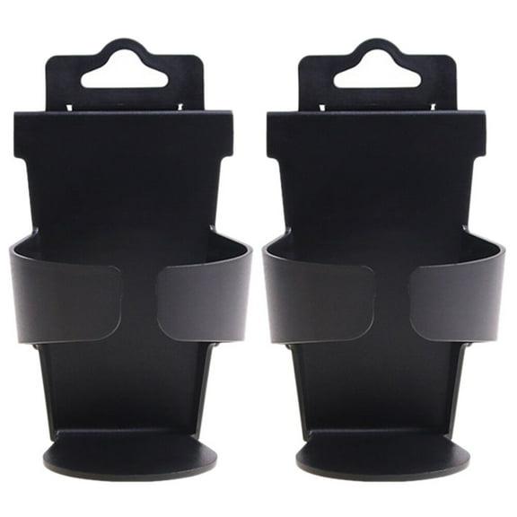 Mobutofu Bottle Holder For Car Cup Holder Black ABS 2Pack