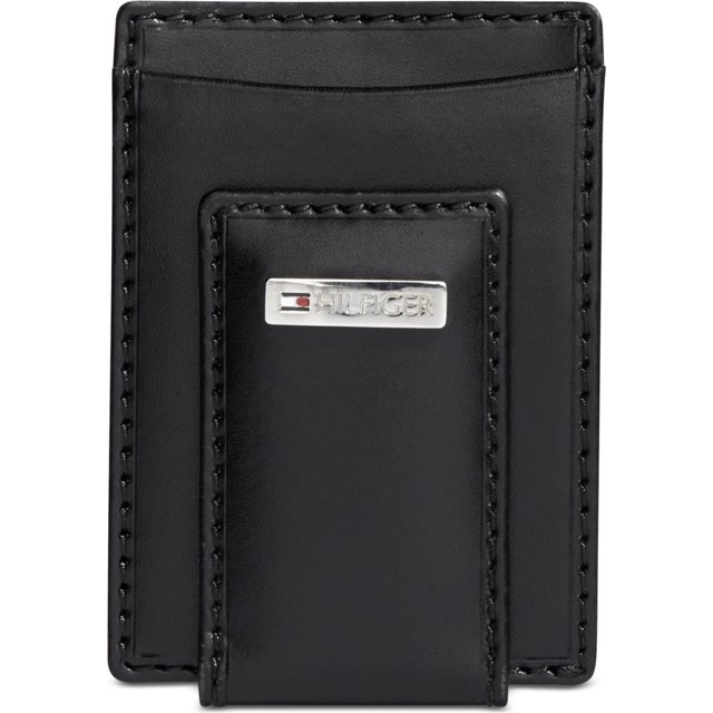 Tommy Hilfiger Hombre Fordham Coin Card Case Wallet, Negro, Talla única Tommy Hilfiger Estuches para monedas y tarjetas