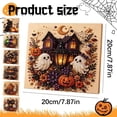 thumbnail image 3 of SeekLGT DIY Halloween Pearl Art Picture Making Craft Set, Cute Ghost Pearl Bead Art Kit for Adults Kids, Seasonal Holiday Home Decor, 1 pc, 3 of 9