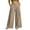 01 Khaki, variant on Fewfanhot Women's Pants Wide Leg Flowy Palazzo Pants Winter Vacation Outfits Trousers with Pockets