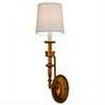 thumbnail image 2 of Meyda 148903 6 in. Toby Wall Sconce, Brass Tint, 2 of 2