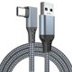 thumbnail image 1 of Muyoka Cable de carga de línea de datos para auriculares VR para Oculus Quest 2 Link VR, auriculares USB 3,0 tipo C, transferencia de datos tipo C a USB-A, accesorios de cable VR Muyoka Hogar, 1 of 6