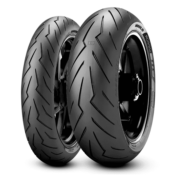 Llantas De Moto Pirelli Diablo Rosso 3 190/55zr-17 75w + 120/70zr-17 58w Tubeless