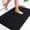 Black, variant on DISEN Luxury Chenille Bathroom Rug Mat, Extra Soft Thick Absorbent Shaggy Bath Rugs, Non-Slip Machine Wash Dry Plush Bath Mat for Bathroom, Shower, and Tub (24"x16", White)