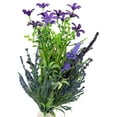 thumbnail image 3 of 14" Lavender and Fern Artificial Silk Floral Bouquet, 3 of 5