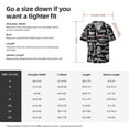 thumbnail image 7 of Daiia Pasta Bacon Men's Linen Shirts Short Sleeve Casual Shirts Button Down Shirt for Men Beach Summer Wedding Shirt-4X-Large, 7 of 7