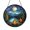 Acrylic 3.5 Inch, variant on Night Camping Scene Stained Glass Suncatcher – Scenic Decorative Window Art
