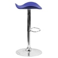 thumbnail image 3 of Flash Furniture Contemporary Vinyl Adjustable Height Barstool with Chrome Base, Multiple Colors, 3 of 6