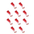 thumbnail image 3 of Qarigey 1 Juego de prensa en las uñas Kit de manicura de uñas de almendra Decoraciones No.6 rojo No.6 rojo 10Conjunto, 3 of 6
