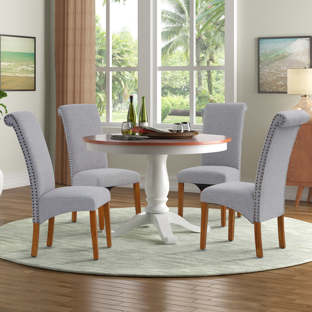 Two-Piece Set With Dining Chair Light Grey - image 2 of 3