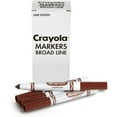thumbnail image 1 of Crayola Broad Line Markers - Brown 12ct, 1 of 1