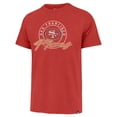 thumbnail image 2 of Men's '47 Scarlet San Francisco 49ers Ringtone Franklin T-Shirt, 2 of 3