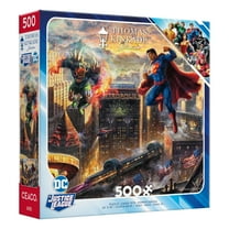 Ceaco 500 Piece Superman Man of Steel (Thomas Kinkade DC) Interlocking Jigsaw Puzzle