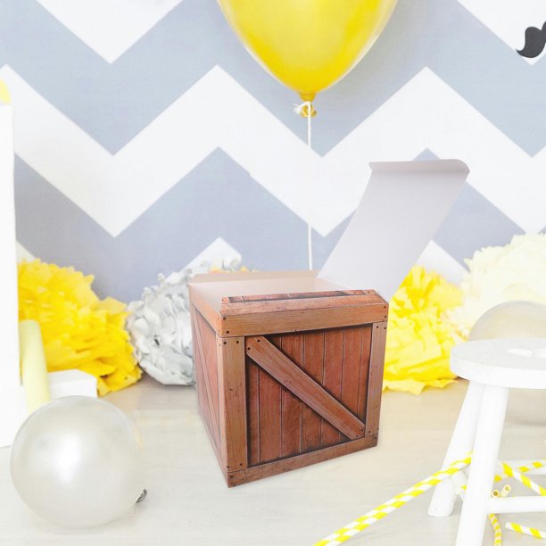 BESTYASH 2Ud Cajas Decorativas Western Para Eventos Con Funcionales Y Aspecto Rústico