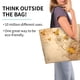 thumbnail image 2 of Fotbe Bolsa Tote Estética de Lona con Estampado para Mujer - Bolsa Reutilizable de Hombro Casual para Vacaciones, Compras, Trabajo y Gimnasio, 2 of 8