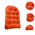 thumbnail image 3 of koolsoo Hanging Egg Chair Cushion Soft Basket Chair Cushion for Outdoor Porch Garden Orange, 3 of 6