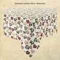 thumbnail image 2 of Liberty Stamped Autumn Leaves Tablecloth Multi-Color Fabric (52 x 70 Rectangle), 2 of 8