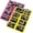 Pink+yellow, variant on Metal Montessori Puzzles, 3D Metal Puzzle Solving Set, Brain Teaser Puzzles, Challenging Interlocking Iron Wire Puzzle, Logic Thinking Toys for Home Party Fun and Skill Building