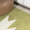 thumbnail image 3 of JONATHAN Y WASHABLE 2 x 8 Runner Rug, Chayton Minimalist Geometric - Moss/Cream, WSH110B-28, 3 of 9