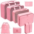 thumbnail image 1 of Juego organizador de viaje de 8 piezas: ¡cubos de embalaje para un viaje eficiente! Bolsa ordenada para zapatos, 1 of 10