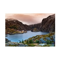 Liloni Luca 'Norwegian Village' Canvas Art