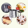 thumbnail image 4 of Reheyre Stainless Steel Flour Sieve Cup Mesh Strainer Powder Baking Kitchen Gadget Tool, 4 of 7