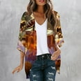 thumbnail image 1 of LOVZFMLL Cardigan for Women's Cardigan Printed Jacket Summer Thin Style Pleasantly Cool, 1 of 5