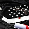 thumbnail image 5 of Burundi Mix United States Black American Flag Graduation Stole Shawl Sash Scraf Gift For Abroad Student International Study, 5 of 6