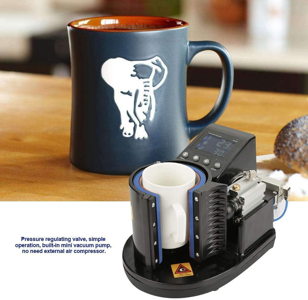 INTSUPERMAI Pneumatic 11oz Mug Heat Press Machine Sublimation Transfer