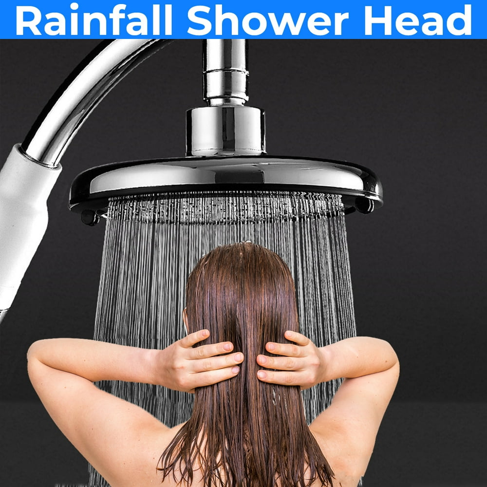 High Pressure Shower Head, Pressure Boosting Rain Shower Head 6 inch