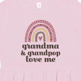 thumbnail image 4 of Inktastic Grandma and Grandpop Rainbow for Girls Girls Toddler Dress, 4 of 5