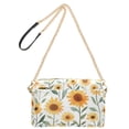 thumbnail image 2 of FORMRS Women Crossbody Purse with Chain Strap Vegan Leather Shoulder Handbag, Sunflowers and Leaves Pattern, 2 of 7