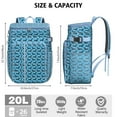 thumbnail image 3 of Travel Cooler Bag - Blue Dachshunds Dog Camping Beer Cooler Backpack with Bottle Opener- Waterproof Insulated Picnic Backpacks - Cooler Bag for Beach, 3 of 6