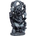 thumbnail image 2 of Six-Armed Standing Ganesha Mahabalipuram Stone Sculpture - Handmade Divine Idol, 2 of 3