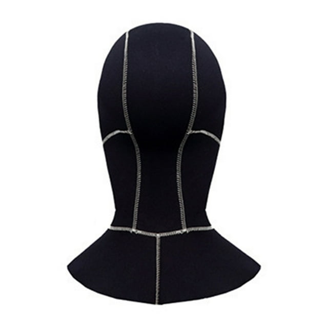 Greeniant Keep Diving DH-321 3mm Neopreno Dive Cap Hood Hombres Mujeres Head Cover Natación Sombrero Deportes acuáticos Accesorios Silver Line M Type2 NO2 Greeniant OD002585-12B