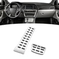 thumbnail image 1 of Car Pedal Pad Cover,Gas Brake Accelerator Pedal Cover Stainless Steel Anti Slip Foot Pedal Pads Replacement For Manual Transmission  Accelerator Pedal Cover, 1 of 8