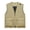 Khaki, variant on Men's Quick Dry Vest Lightweight Thin Outdoor Fishing Travel Photo Sleeveless Jackets Fashion Cargo Vest