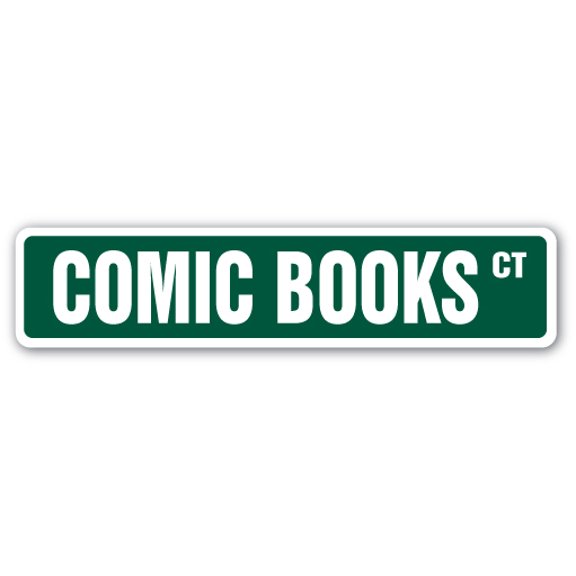 Comic Books Street [3 Pack] of Vinyl Decal Stickers |for Laptop Car