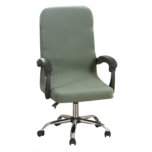 DYstyle Computer Office Chair Cover Stretch Textured Grid Rotating Task