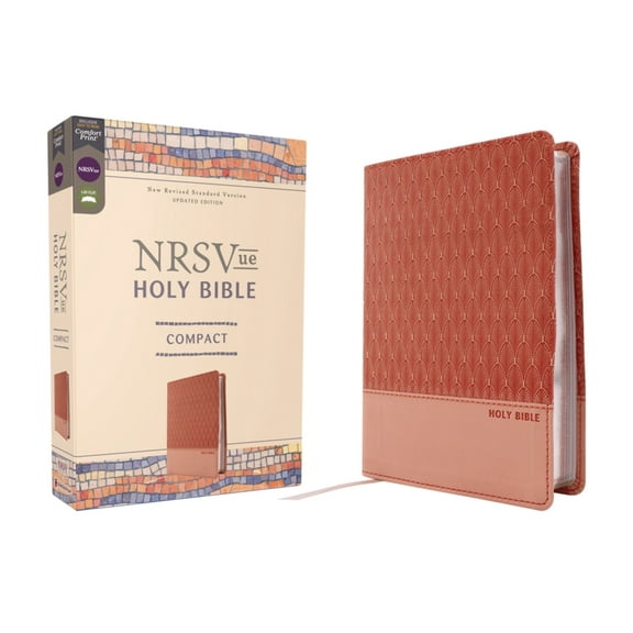 Nrsvue, Holy Bible, Compact, Leathersoft, Peach, Comfort Print, (Hardcover)