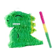 GUOOL Dinosaur Pinata Unique Party Props, Animal Theme for Boys Toy, with Stick for Event, Fun Candy Holder Celebration Festival Supplies