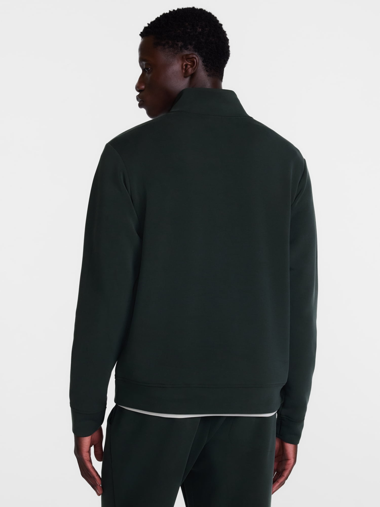 Avia Men's Twill ScubaKnit Quarter Zip Pullover Sweatshirt, Sizes XS-4XLT