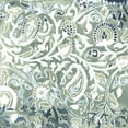 thumbnail image 2 of Vess, June Erica 26x26 Black Ornate Wood Framed with Double Matting Museum Art Print Titled - Flower Stone Tile V, 2 of 4