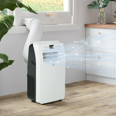 12000 BTU Portable Air Conditioner for Rooms Up to 550 Sq. Ft., 3-in-1 AC Unit with Dehumidifier, Cooling Fan, Remote, 24H Timer On/Off, Window Installation Kit