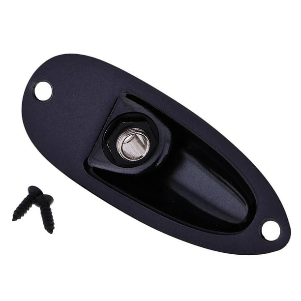 Conector de salida de 6,35 mm Yuyangstore Placa de cubierta de enchufe Jack estilo Barco