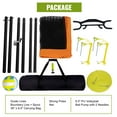 thumbnail image 6 of KFFKFF Volleyball Net System ,32x3 ft Regulation Size Net w/8.5in PU Volleyball, Carrying Bag, Boundary Lines ,Adjustable Aluminum Poles & Pump for Backyard, Beach,Pool, 6 of 9