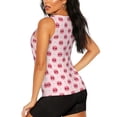 thumbnail image 3 of Bixox Women's Pig Noses Printed Sleeveless Fitness Workout Running Quick-Dry Tank Top, 3 of 7