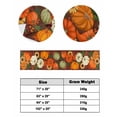 thumbnail image 6 of Xipuska Orange Pumpkin Bed Runners for Twin Size Bed, Decorative Bed Throws for Foot of Bed, Fall Thanksgiving Sunflower Autumn Leaf Bed Runner Sofa Throw Bedding Scarf Slipcover for Bedroom, 6 of 6