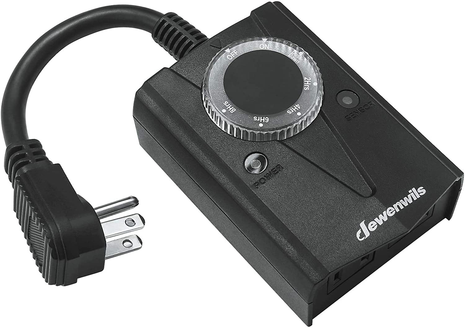 DEWENWILS Outdoor Timer Light Sensor Photocell Weatherproof Heavy Duty